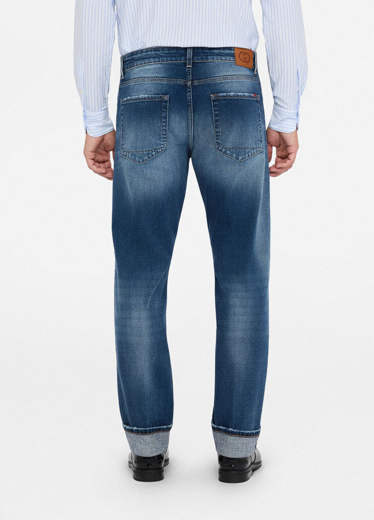 Liu Jo Better jeans with turn-ups blue denim Liu Jo - large image number 1 Liu Jo Better jeans with turn-ups blue denim Liu Jo - large image number 1