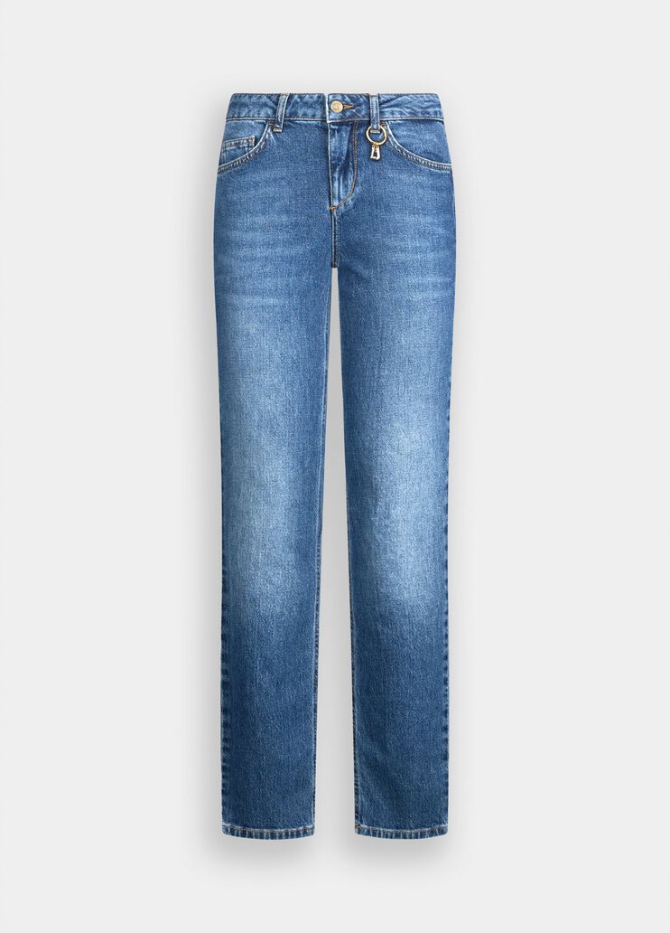 Jean slim bottom up denim bleu foncé Liu Jo - large image number 6