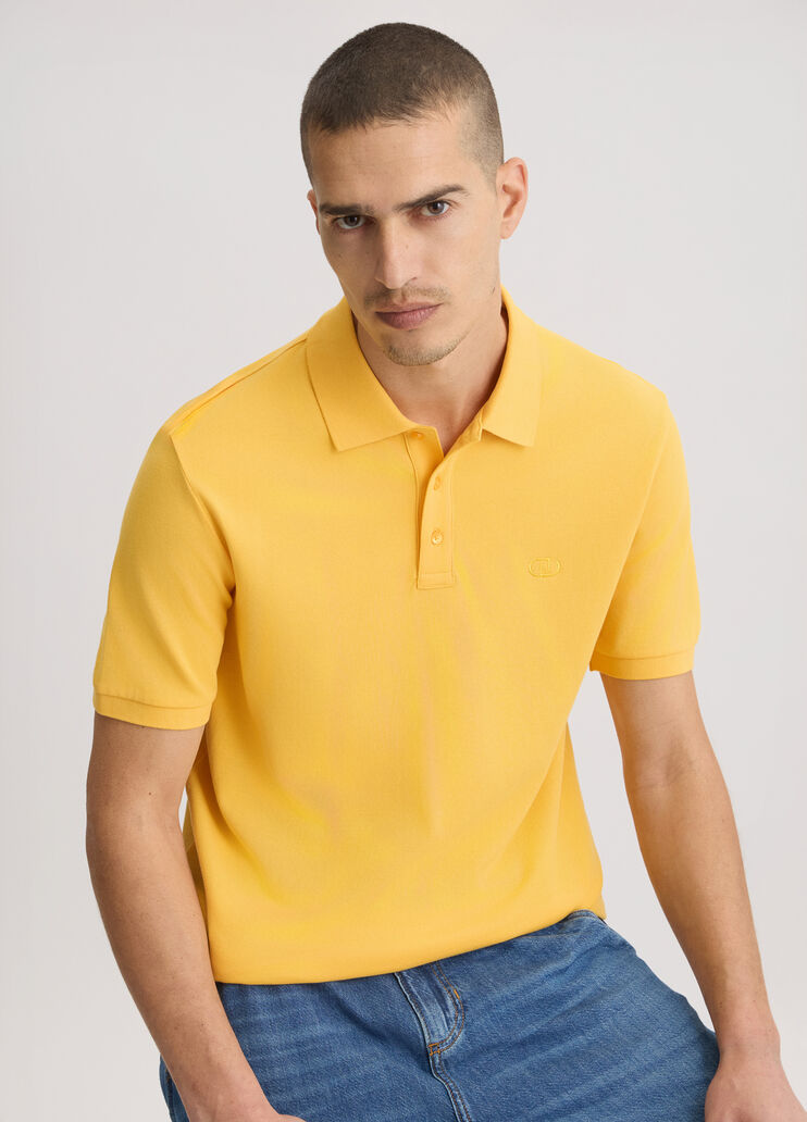 Yellow pique polo shirt yellow Liu Jo - large image number 2 Yellow pique polo shirt yellow Liu Jo - large image number 2