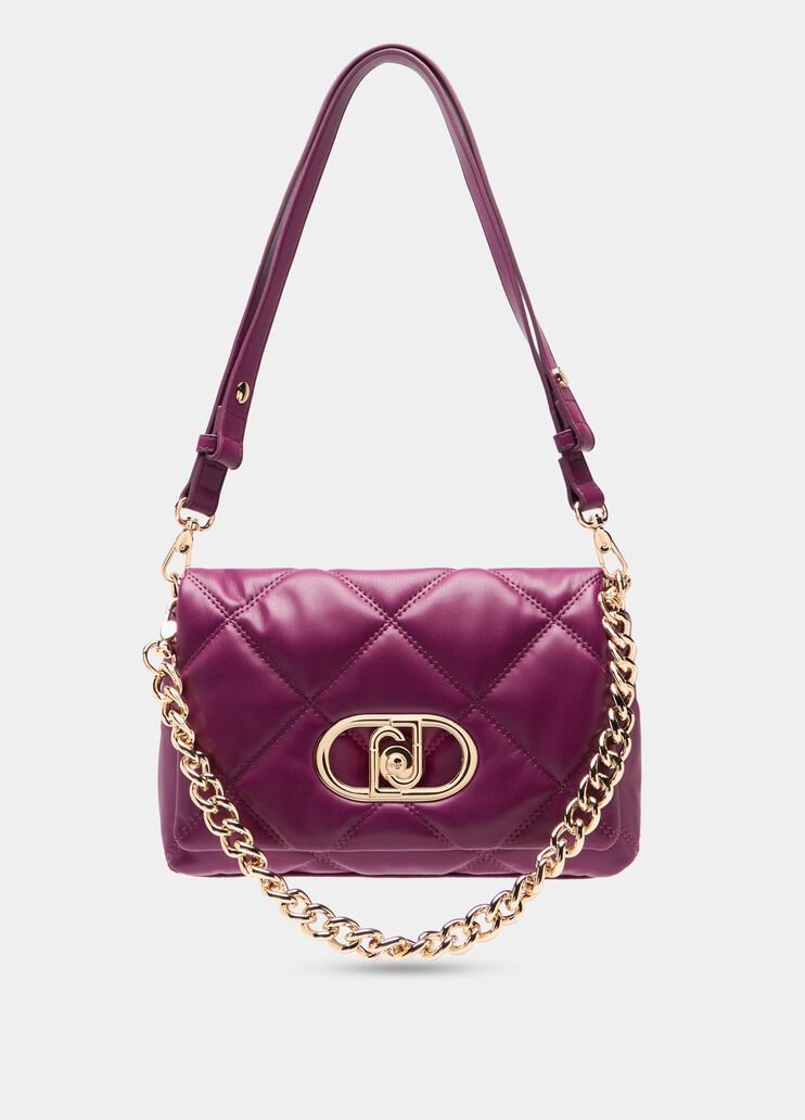 Medium quilted LaPuffy bag purple Liu Jo - medium