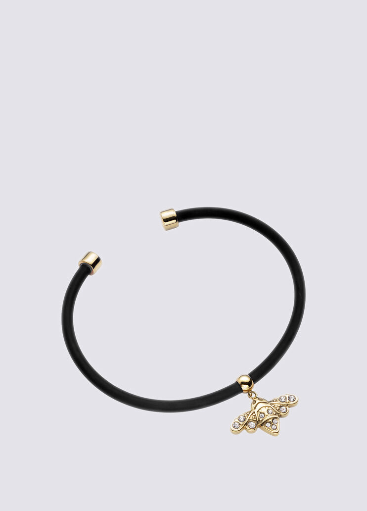 Semi-rigid bracelet with bee black Liu Jo - large image number 0  Semi-rigid bracelet with bee black Liu Jo - large image number 0