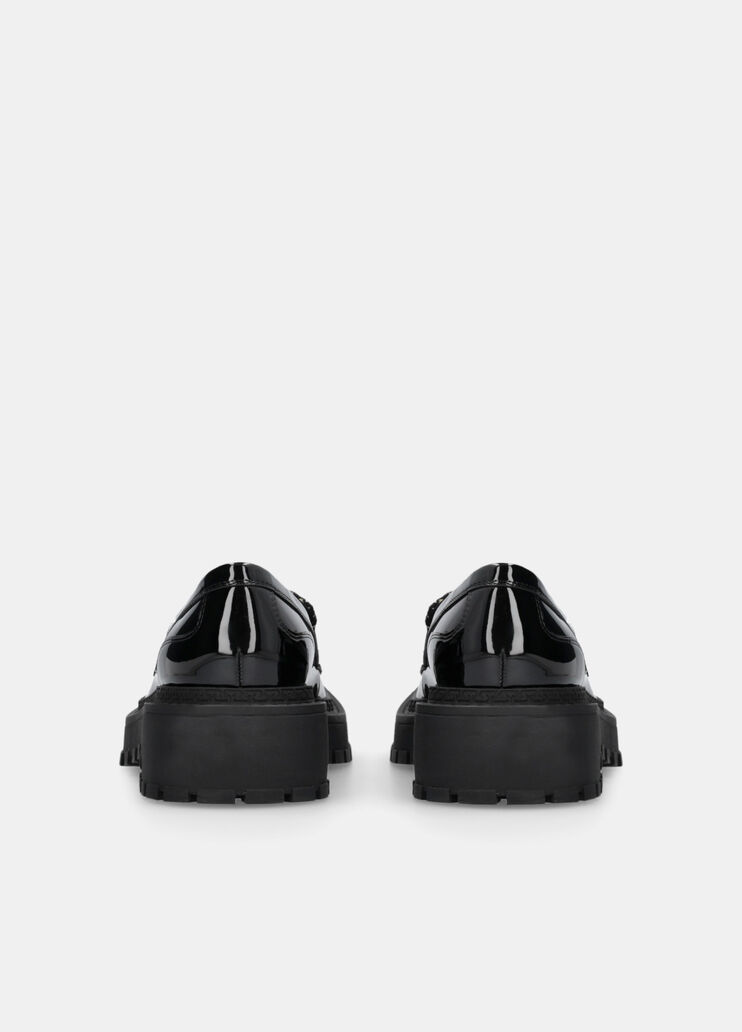 Loafers with bouclé insert black Liu Jo - large image number 8