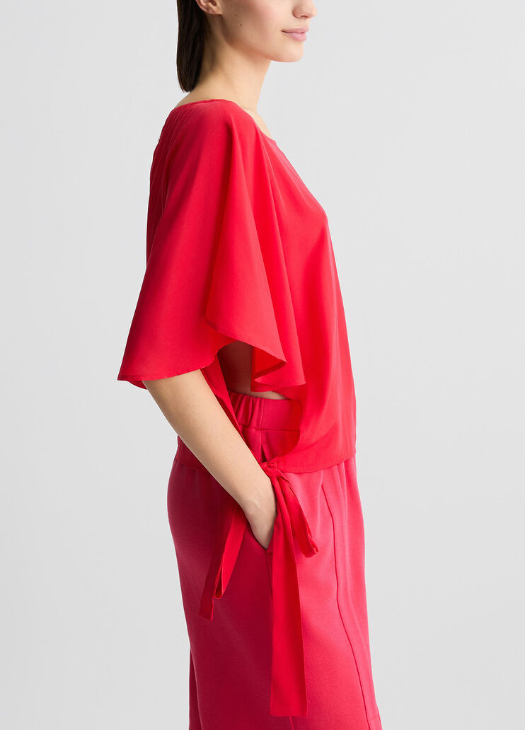 Blouse with ties red Liu Jo - medium Blouse with ties red Liu Jo - medium