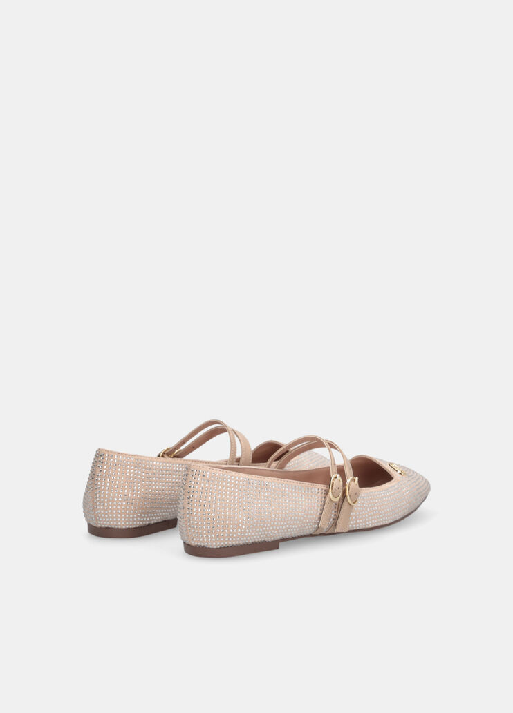 Ballet flats with all-over rhinestones rope Liu Jo - large image number 3