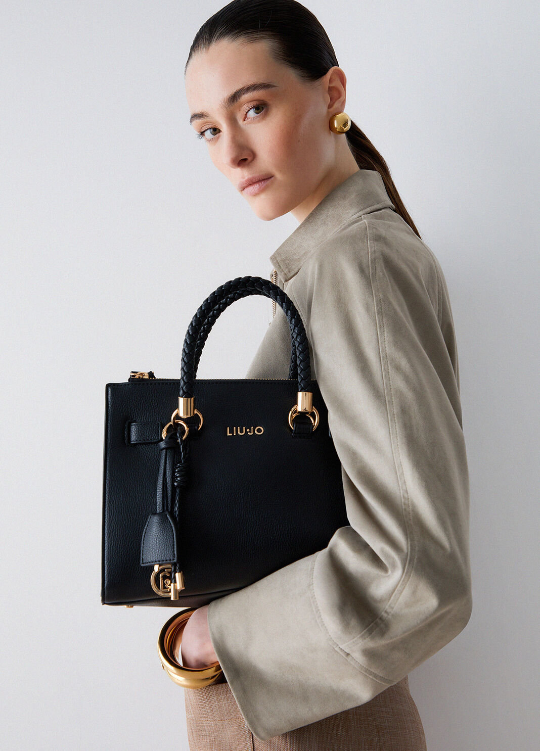 Small satchel bag with charms black Liu Jo - large image number 0