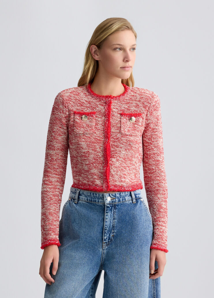 Red knit jacket red Liu Jo - medium Red knit jacket red Liu Jo - medium