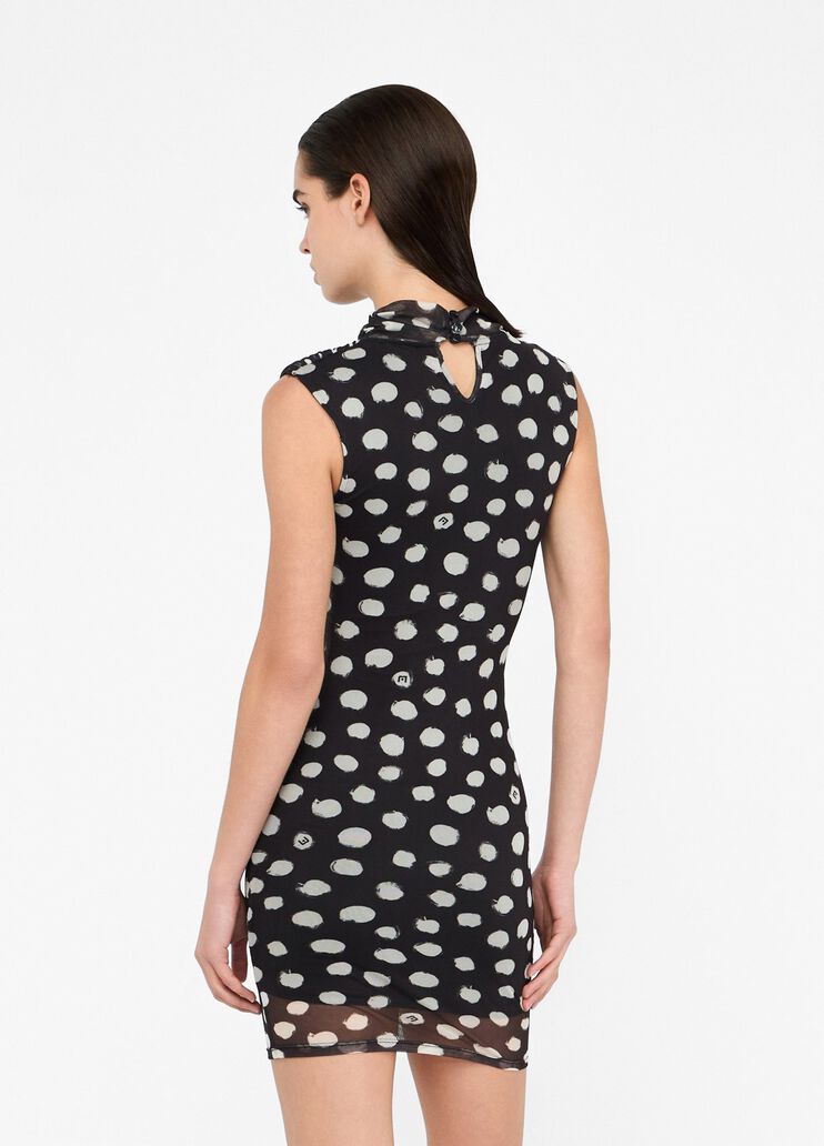 Short polka dot dress black polka-dots Liu Jo - large image number 1 Short polka dot dress black polka-dots Liu Jo - large image number 1