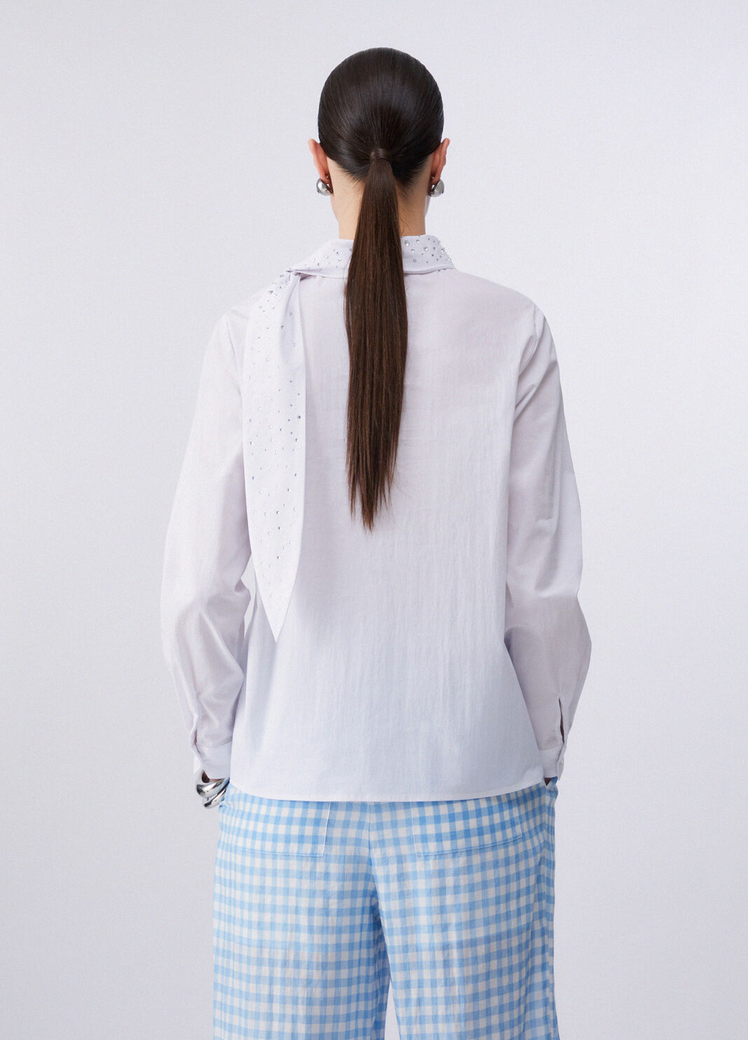 Bluse mit gro&szlig;er Schleife Wei&szlig; Liu Jo - large image number 1