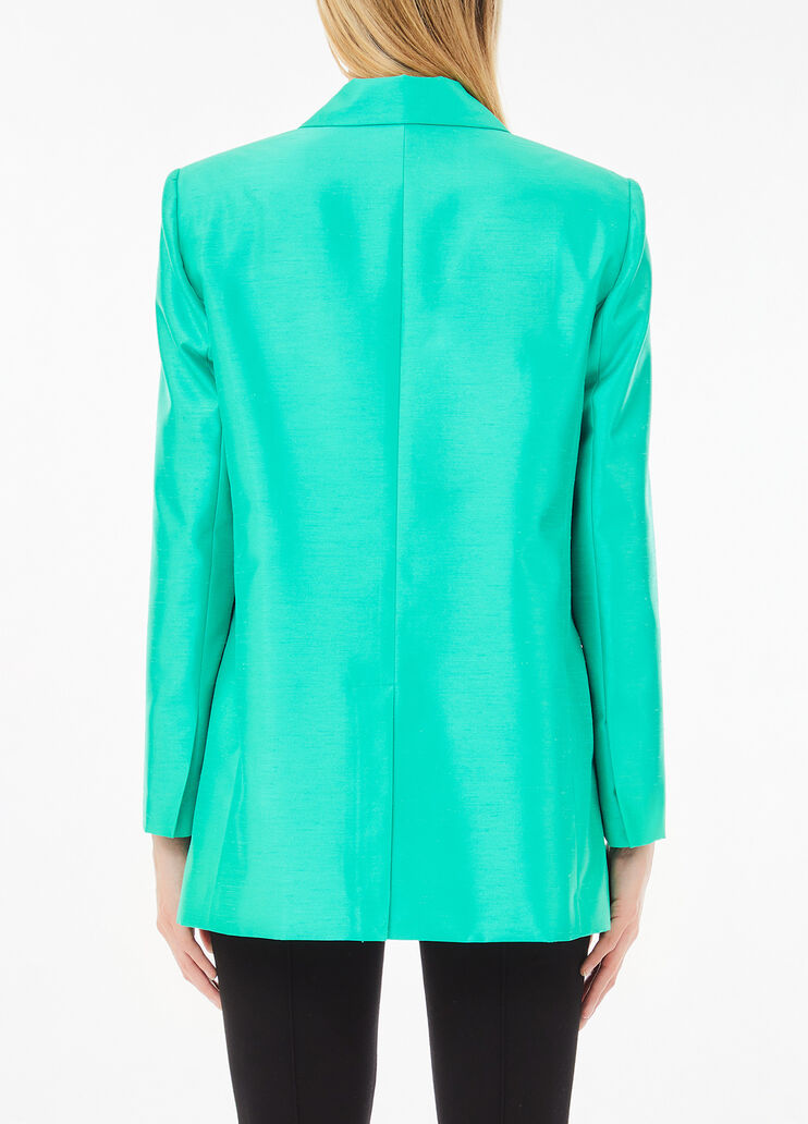 Shantung-Blazer Smaragdgr&uuml;n Liu Jo - medium