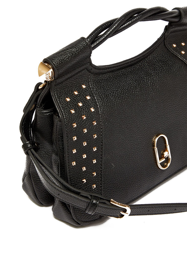 Sac à bandoulière avec clous noir Liu Jo - large image number 4