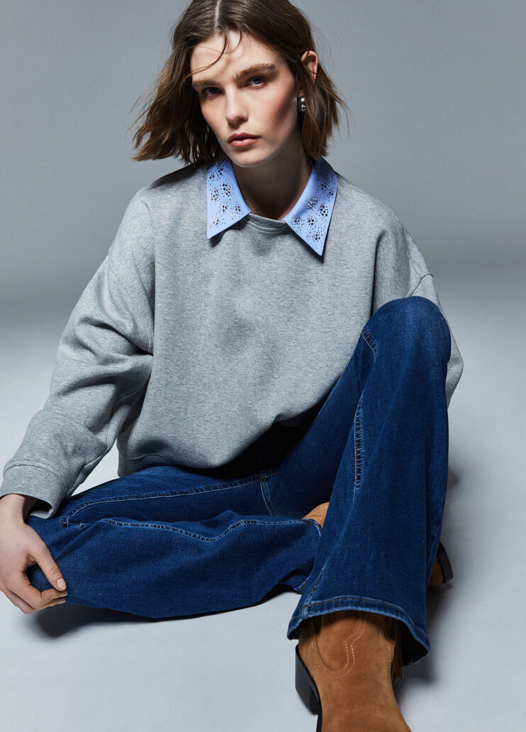 Flared jeans with elastic insert dark blue denim Liu Jo - medium