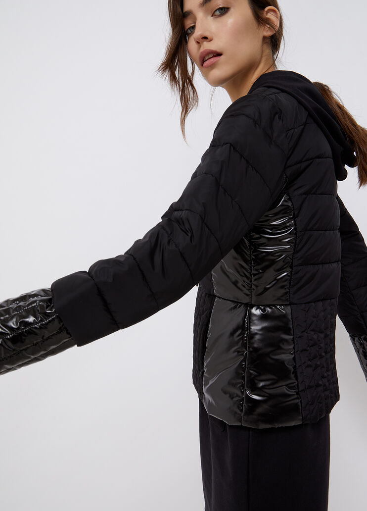 Slim fit padded jacket black Liu Jo - large image number 2 Slim fit padded jacket black Liu Jo - large image number 2