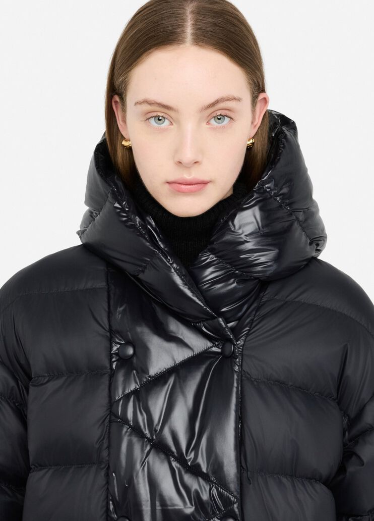 Quilted nylon coat black Liu Jo - large image number 2 Quilted nylon coat black Liu Jo - large image number 2