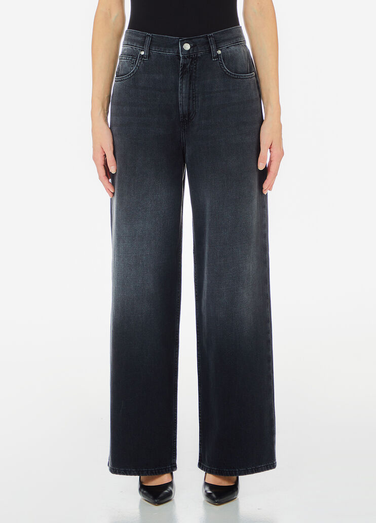 Flared cotton jeans black Liu Jo - large image number 0 Flared cotton jeans black Liu Jo - large image number 0