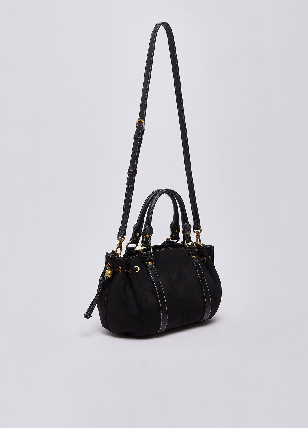 Sac petit format avec cordon de serrage noir Liu Jo - large image number 3