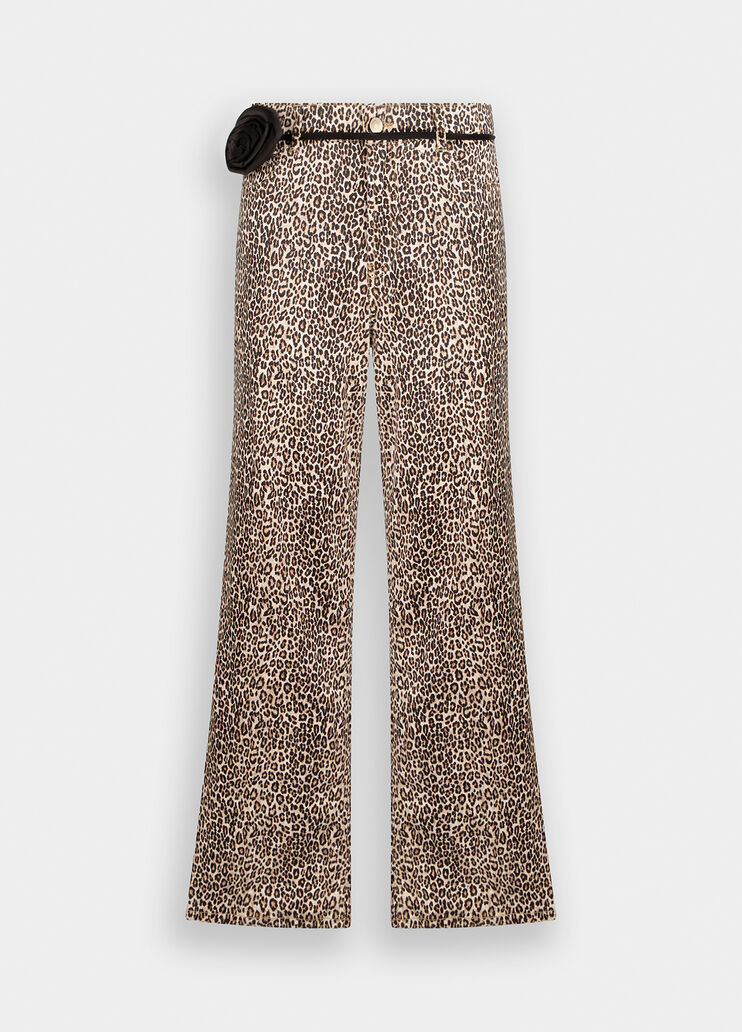 Baggyhose mit Animal-Print Animal-Print Liu Jo - large image number 6