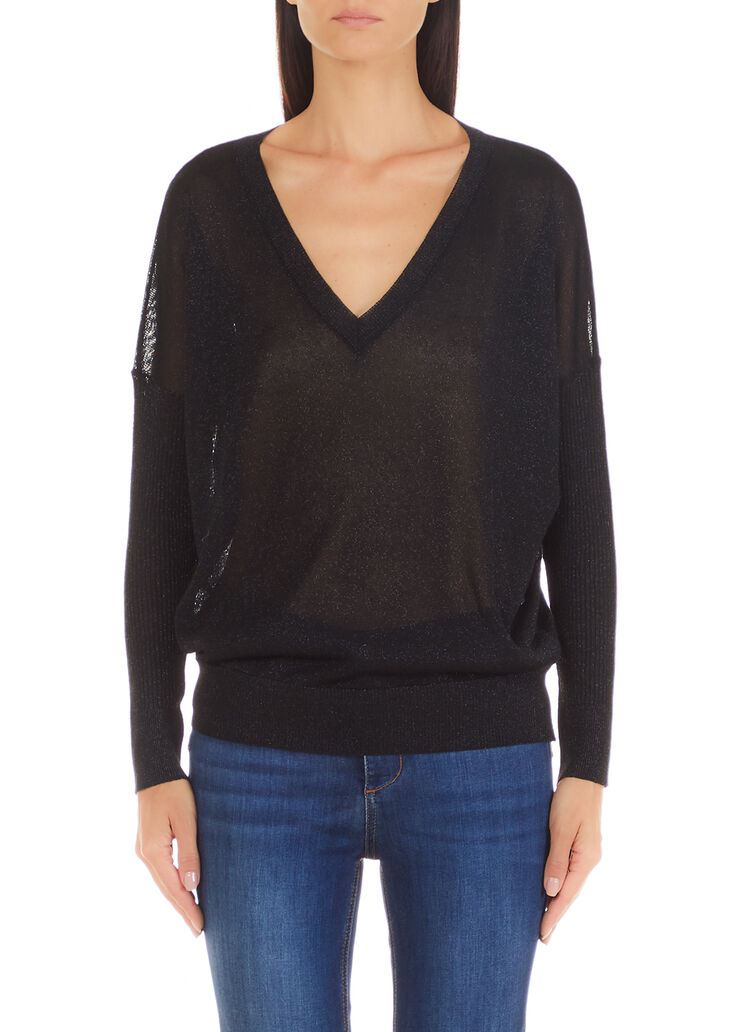 Pull en Lurex® noir Liu Jo - large image number 0