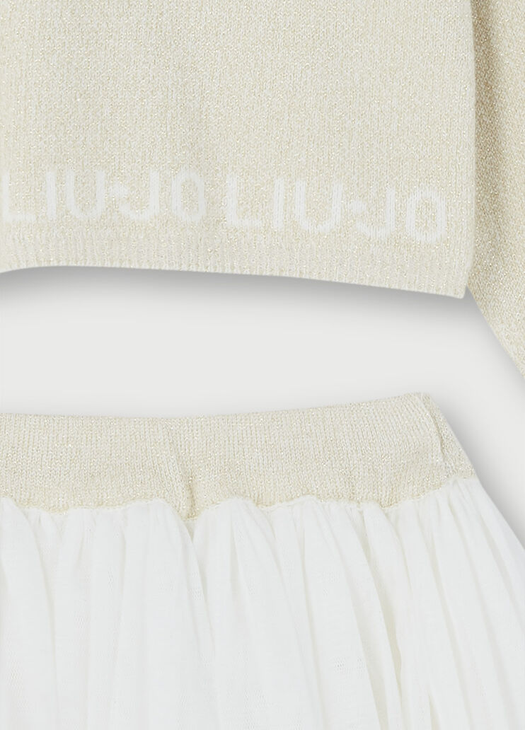 Jumper and skirt outfit White Liu Jo - large image number 2