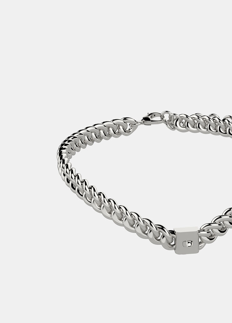 Collier moyen modèle avec strass couleur argent Liu Jo - medium