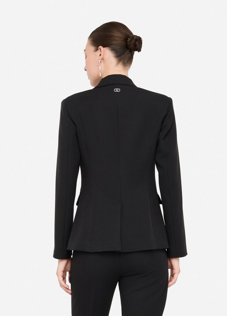 Slim-fit blazer black Liu Jo - large image number 1