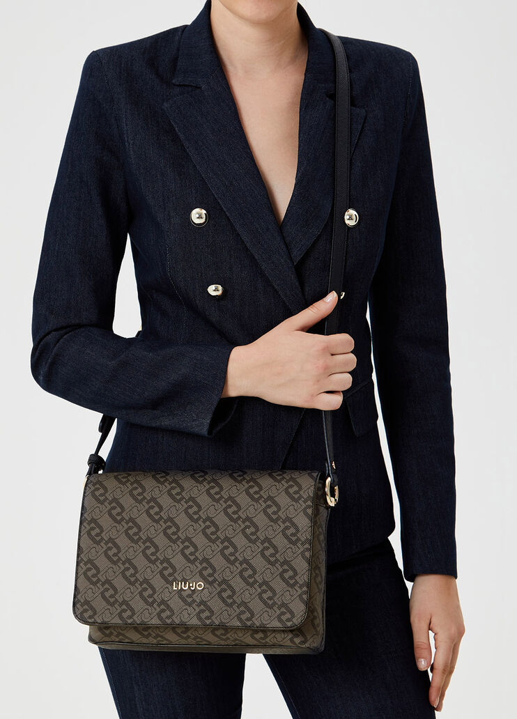 Printed crossbody bag Brown Liu Jo - large image number 1