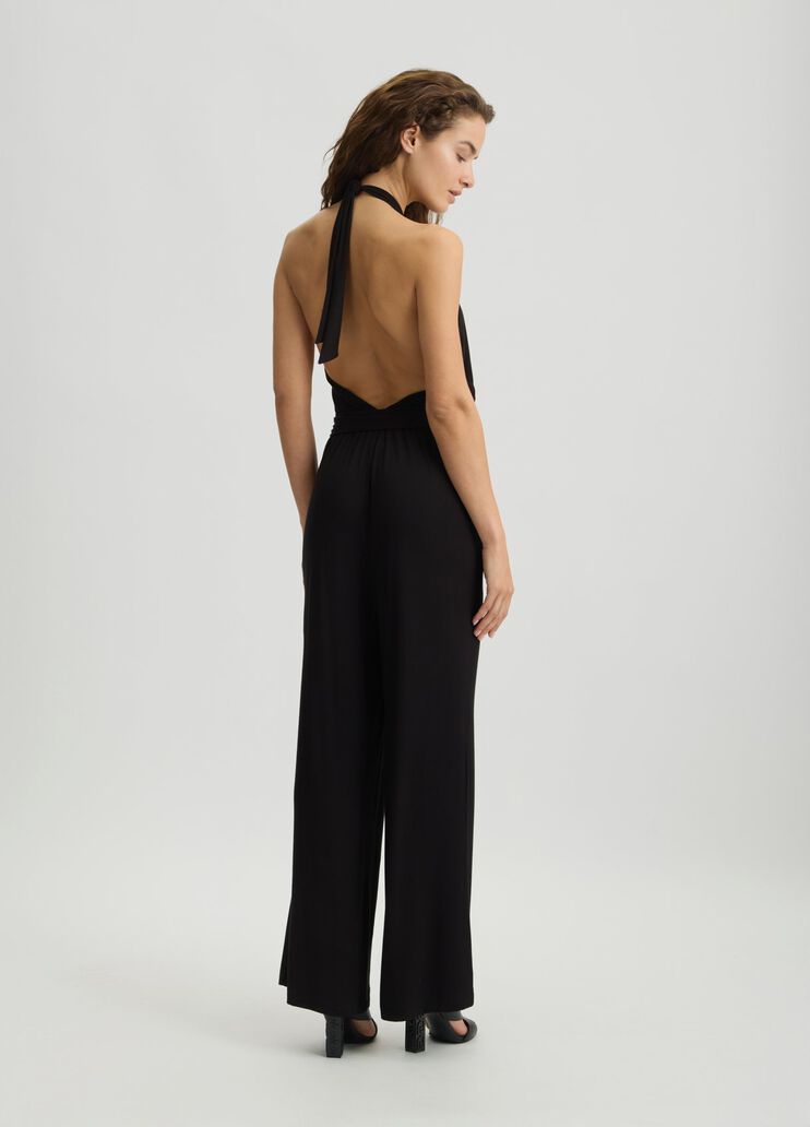 Jersey jumpsuit black Liu Jo - large image number 1 Jersey jumpsuit black Liu Jo - large image number 1
