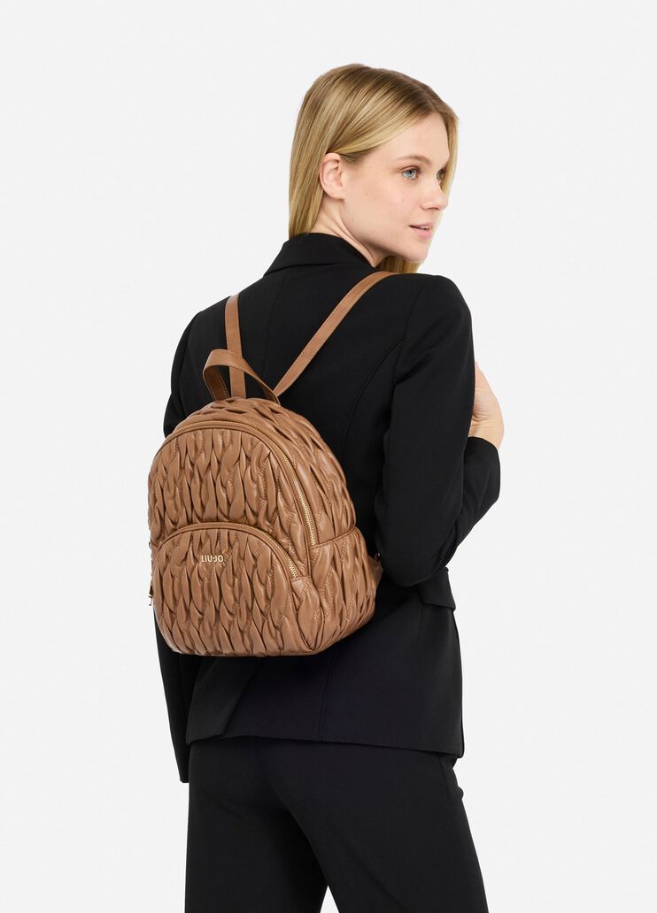 Quilted backpack  brown Liu Jo - medium Quilted backpack  brown Liu Jo - medium