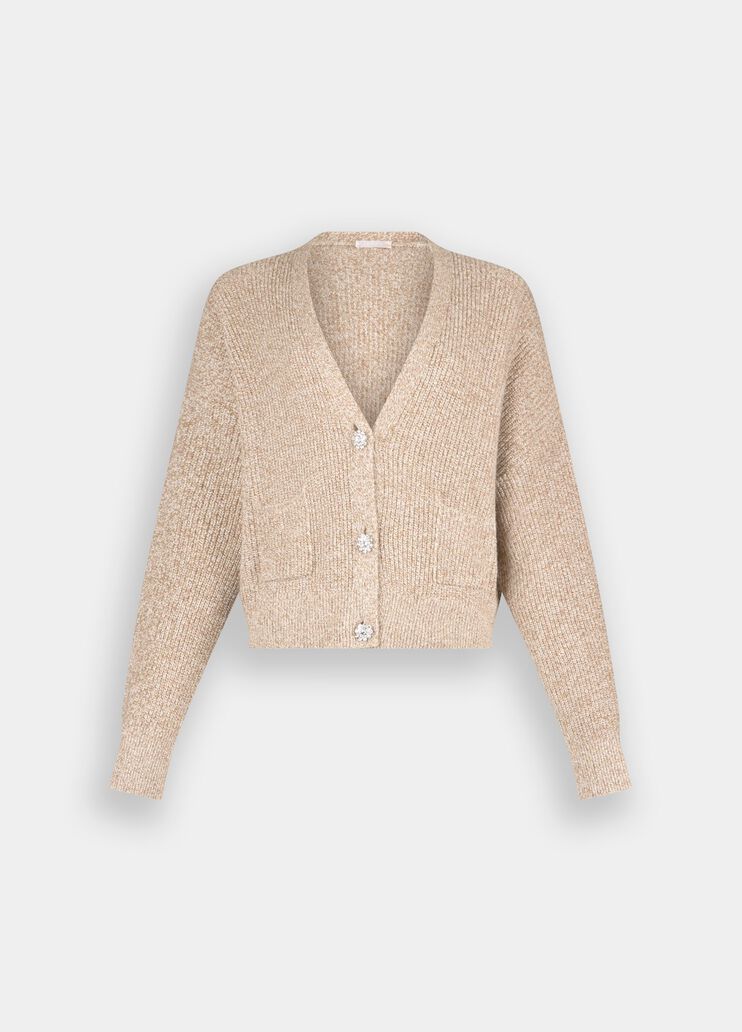 Cardigan mit Schmuckknöpfen Schokolade Liu Jo - large image number 6