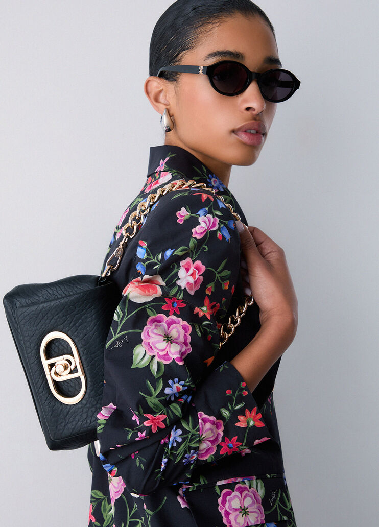 Bolso peque&ntilde;o LaPuffy negro Liu Jo - medium