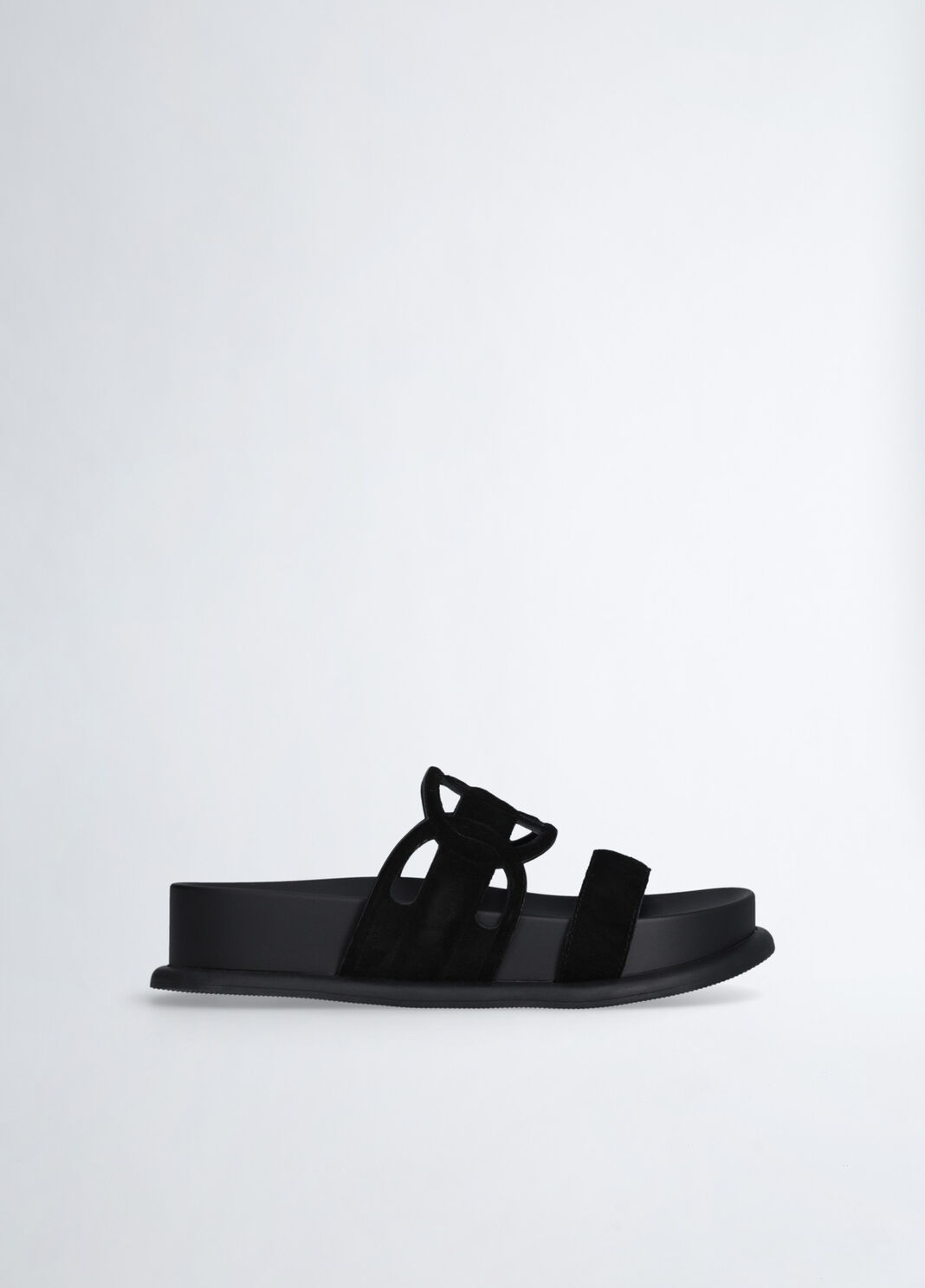 Mules avec maxi logo noir Liu Jo - large image number 3