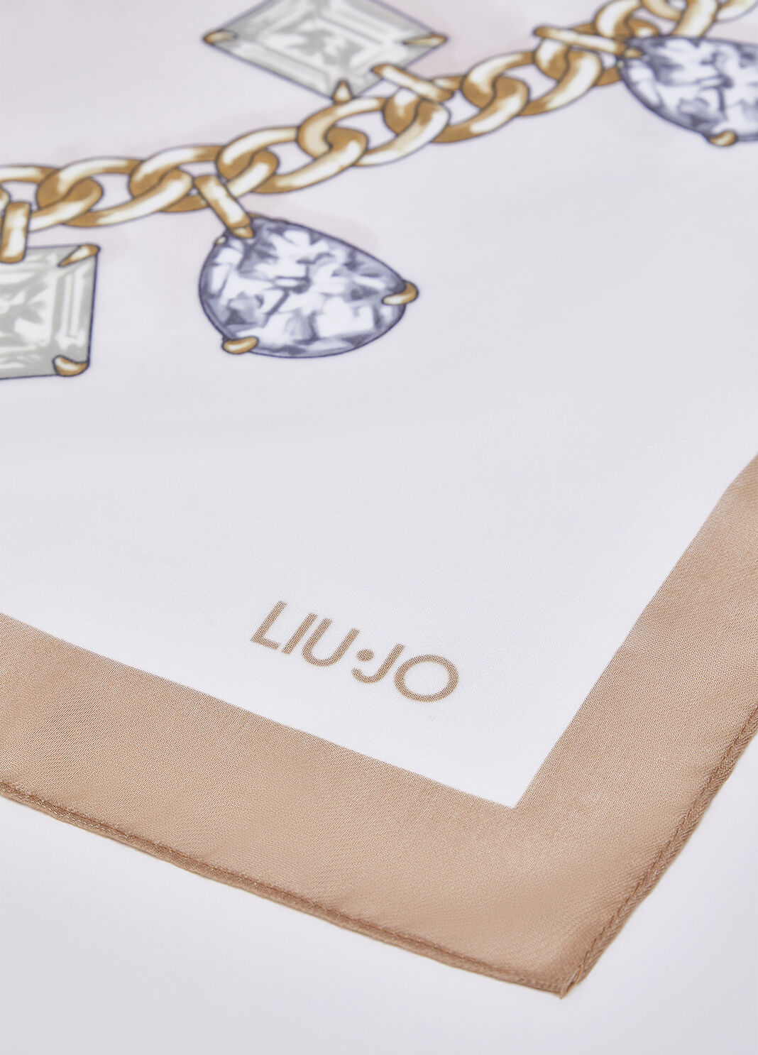 Foulard grande con stampa beige Liu Jo - large image number 2