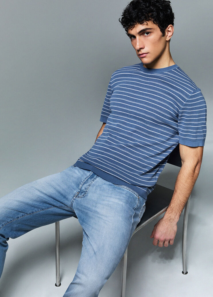 Tapered fit jeans blue denim Liu Jo - medium