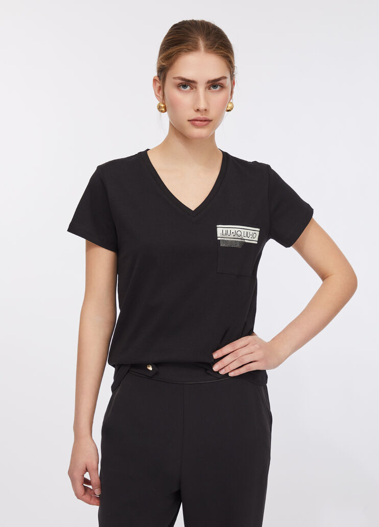 T-Shirt Liu Jo Better Schwarz Liu Jo - medium