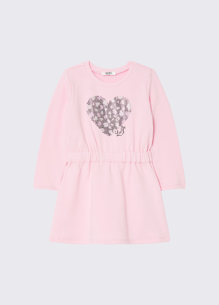 Short sweatshirt dress pink Liu Jo - medium