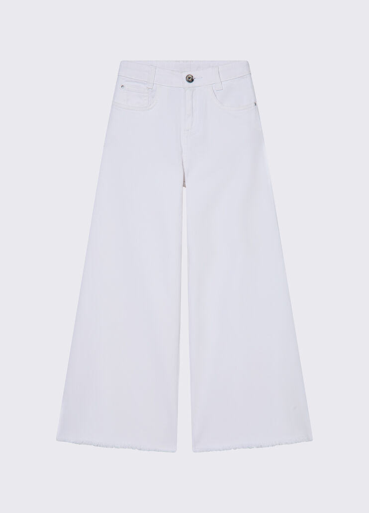 Wide-leg trousers white Liu Jo - medium