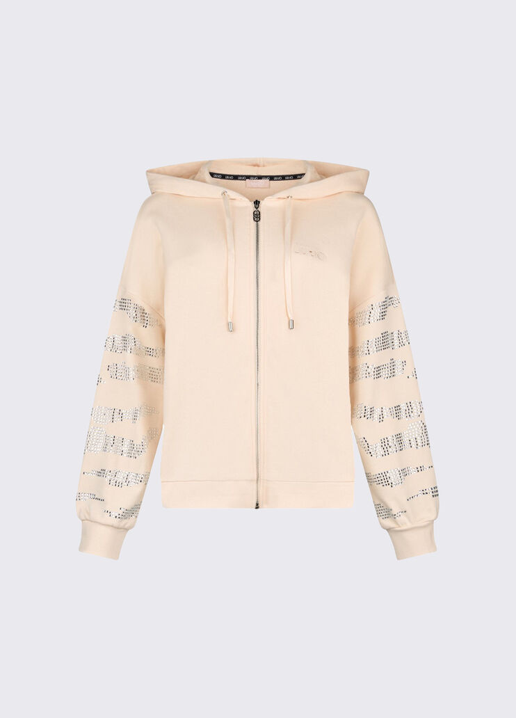 Zip-up hoody champagne Liu Jo - large image number 6