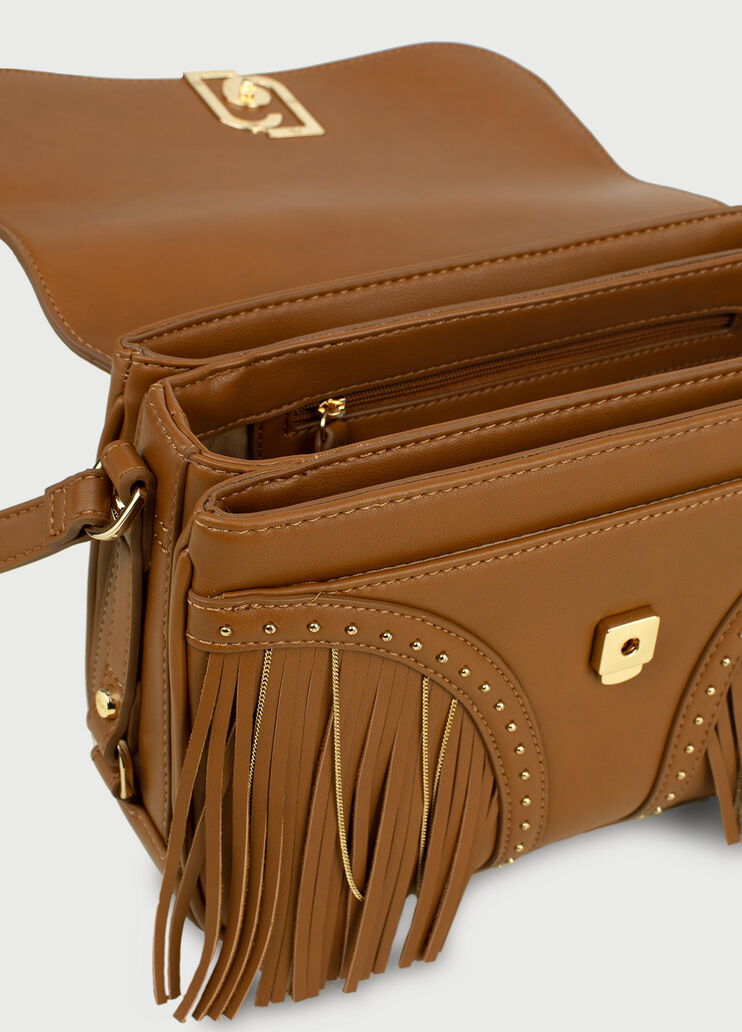 Sac à bandoulière avec franges Marron Liu Jo - large image number 3 Sac à bandoulière avec franges Marron Liu Jo - large image number 3
