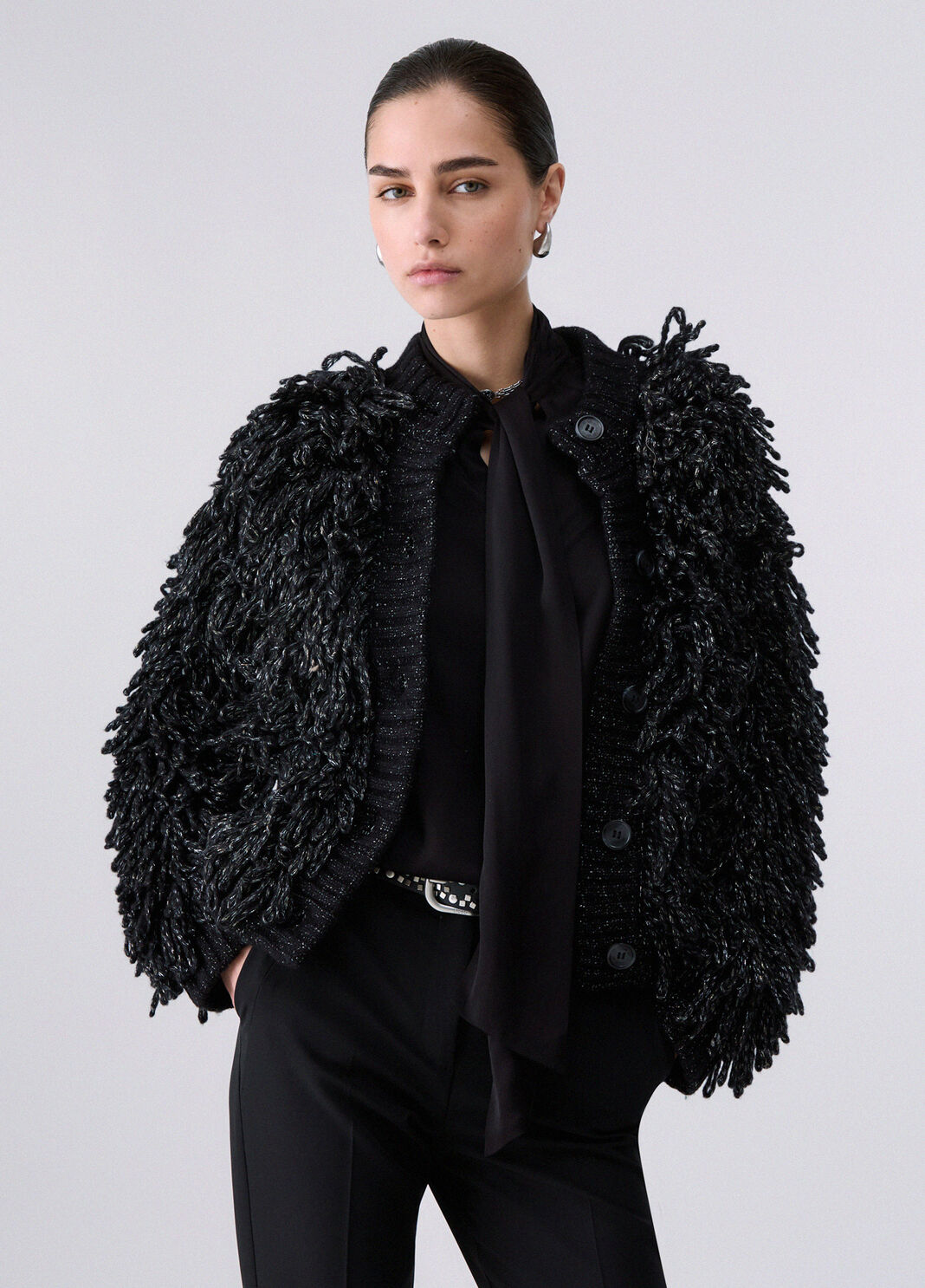 Soft Knit Jacket black Liu Jo - large image number 0