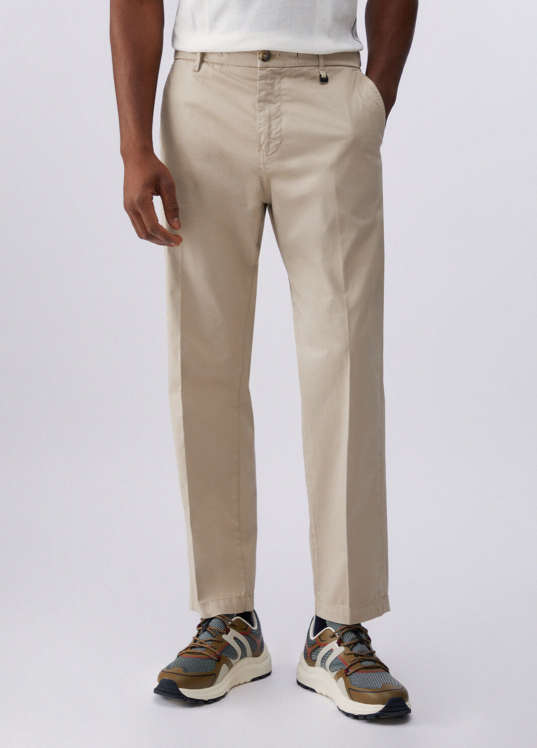 Pantaloni chino con coulisse beige Liu Jo - large image number 0