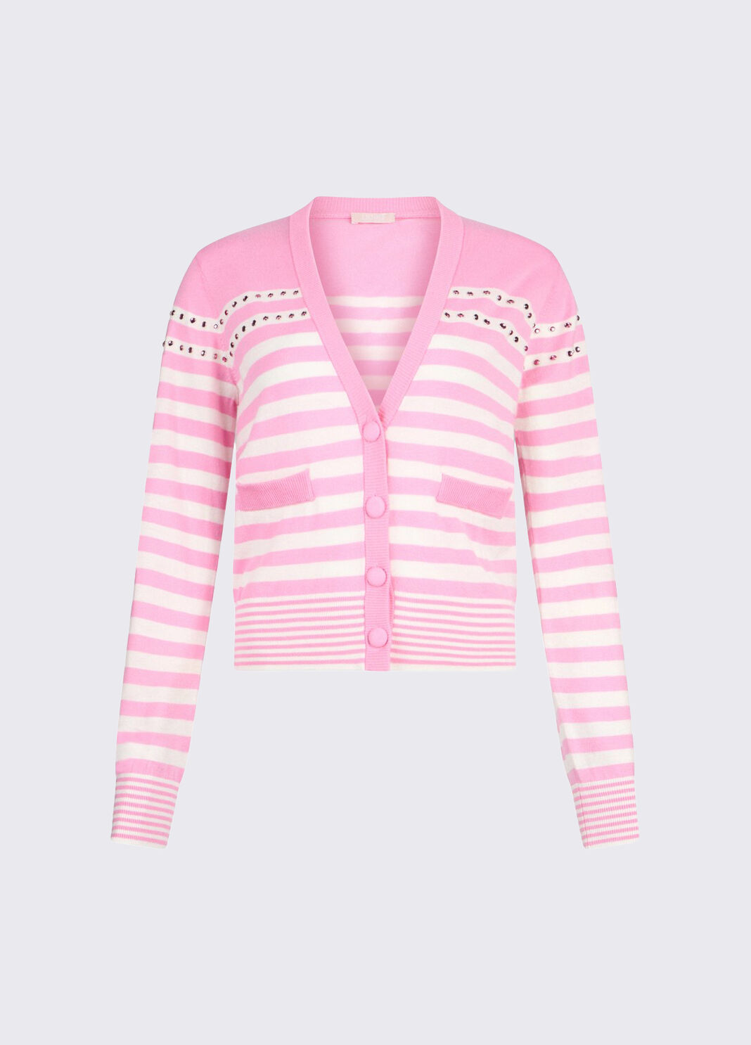 Striped cardigan pink Liu Jo - large image number 6