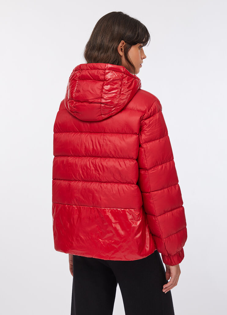 Quilted nylon jacket cherry red Liu Jo - large image number 1