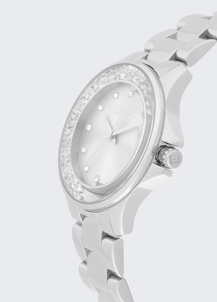 Steel watch with diamantés silver Liu Jo - medium Steel watch with diamantés silver Liu Jo - medium