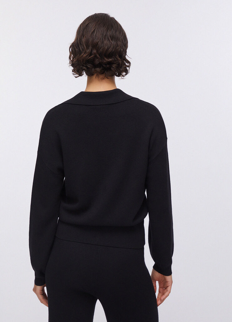 Кардиган с карманами черный Liu Jo - large image number 1