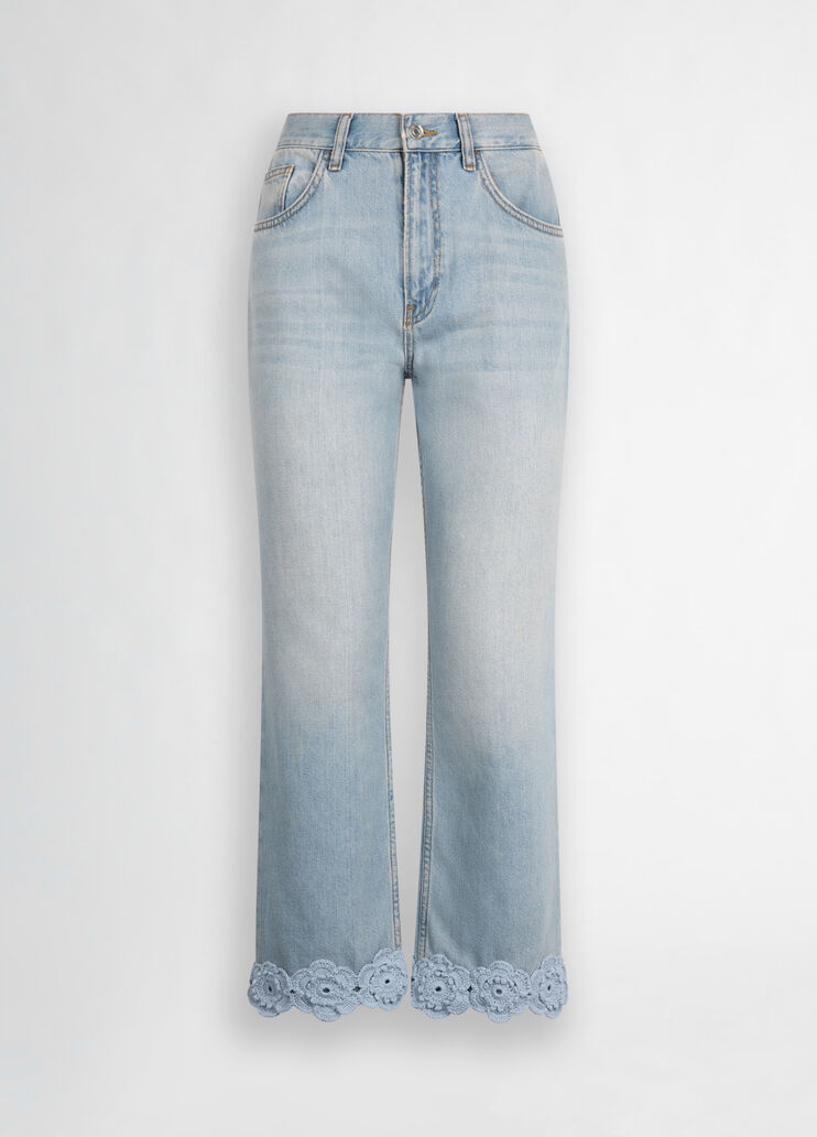 Straight-leg jeans Blue denim Liu Jo - large image number 6 Straight-leg jeans Blue denim Liu Jo - large image number 6