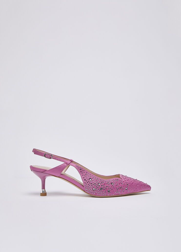 Zapatos destalonados con strass rosa Liu Jo - medium