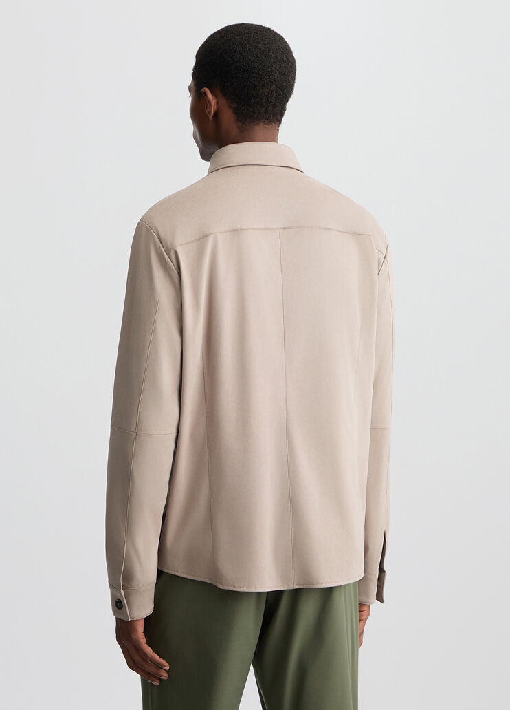 Microfibre overshirt light grey Liu Jo - large image number 1 Microfibre overshirt light grey Liu Jo - large image number 1