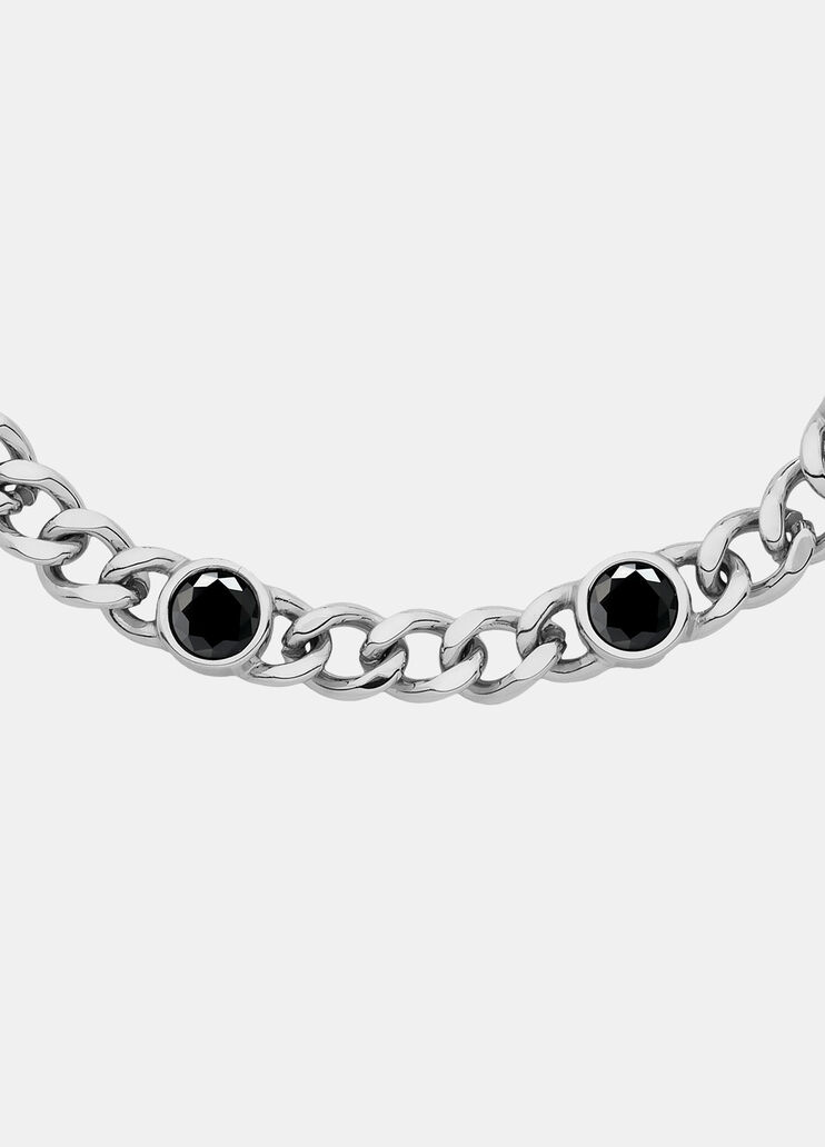 Steel bracelet with black gemstones black Liu Jo - large image number 1 Steel bracelet with black gemstones black Liu Jo - large image number 1