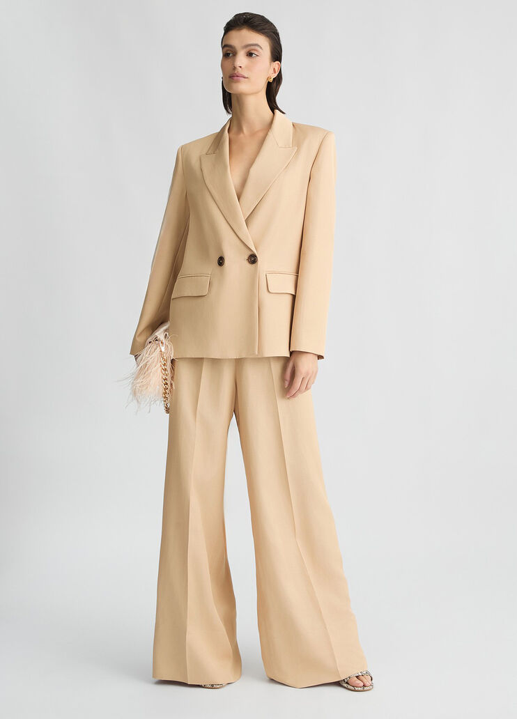 Beige wide-leg trousers light beige Liu Jo - medium Beige wide-leg trousers light beige Liu Jo - medium