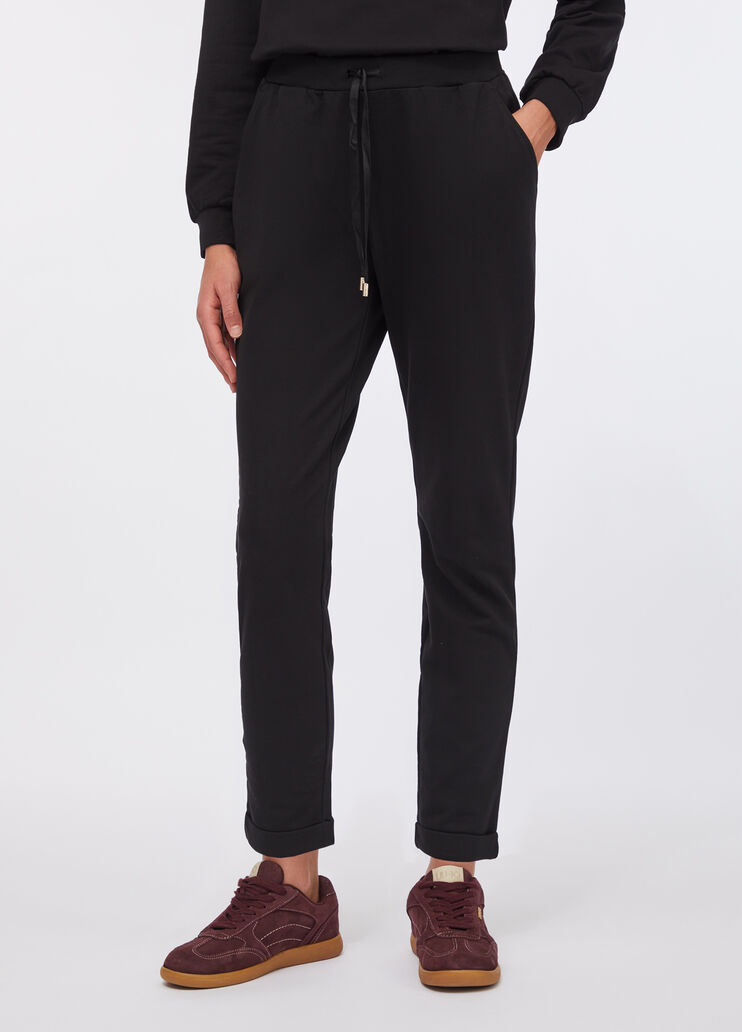 Fleece jogging pants black Liu Jo - large image number 0