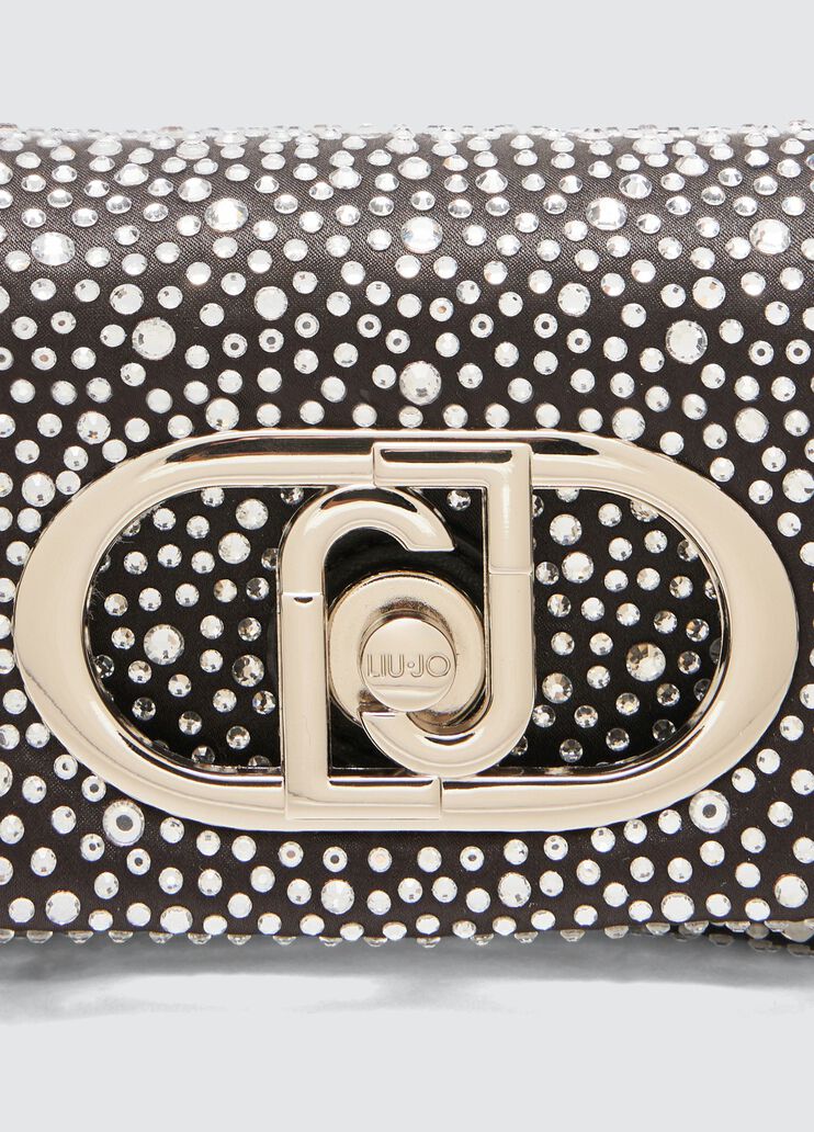 LaPuffy mini bag with rhinestones black Liu Jo - large image number 4